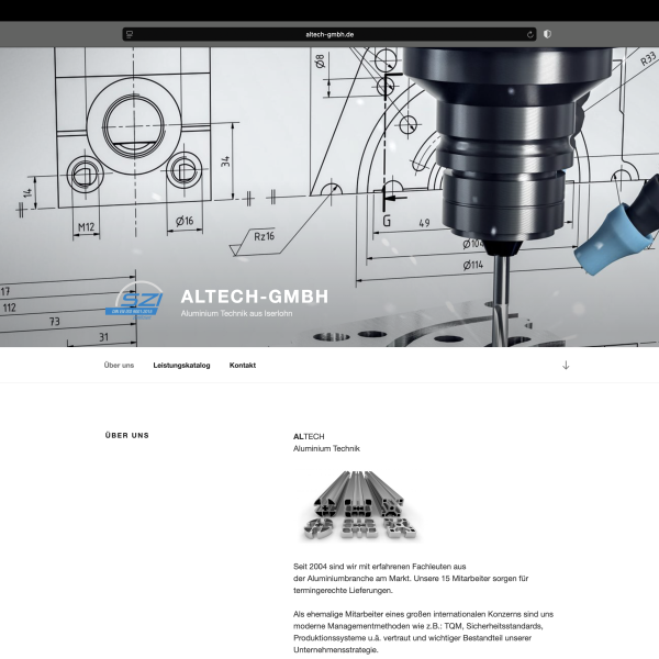 altech-gmbh.de Website
