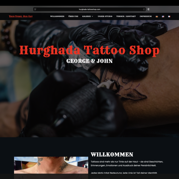 hurghada-tattooshop.de Website