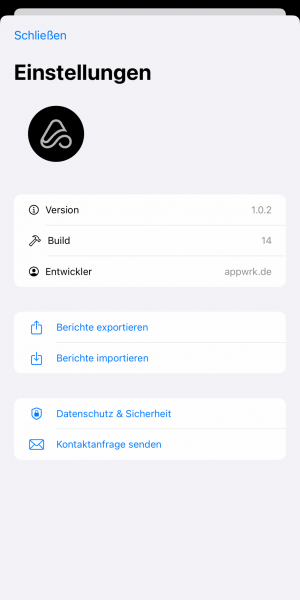 Condiary App Vorschau