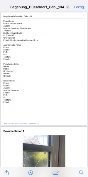 Condiary App Vorschau